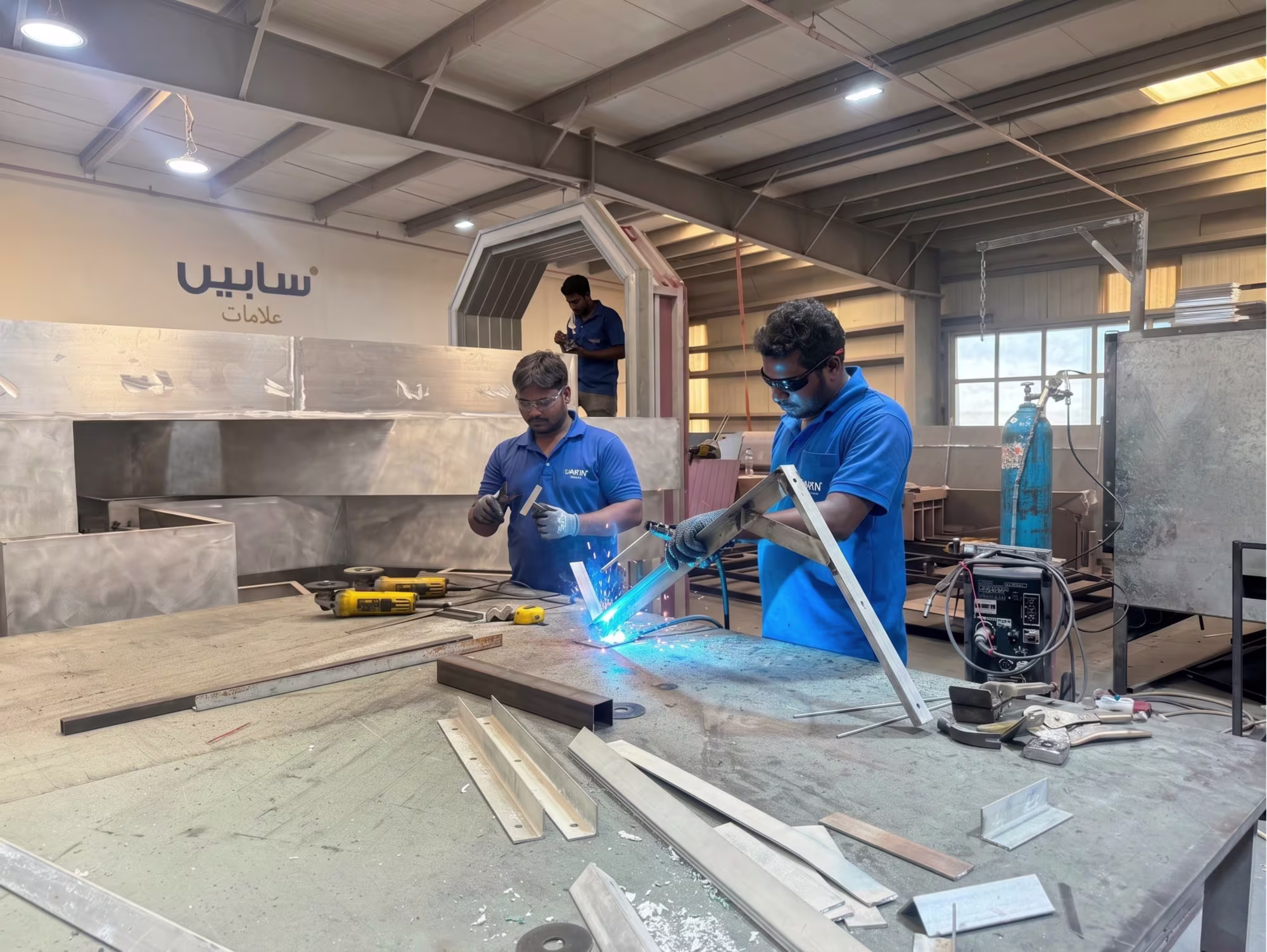 Sabin Sign Building Contracting L.L.C. headquarters and fabrication facility — Sharjah, UAE
