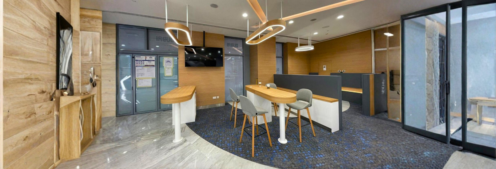 Commercial interior fit-out and custom joinery — Sabin Sign, UAE